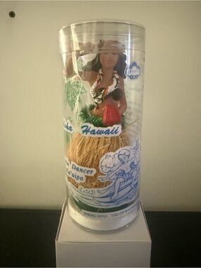 Aloha Dancer Ku’uipo chie Hawaii Hula Spring Doll - Brown Hair, Tan Skirt